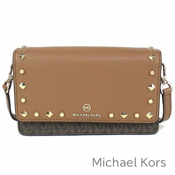 マイケルコース　ポシェット マイケル マイケルコース MICHAEL Michael Kors バッグ レディース スマホショルダーバッグ 斜めがけ ポシェット スマホバッグ iPhoneケース スマホケース かばん 鞄 【送料無料】 ブランド マイケルコース正規品販売店 直営アウトレット店より直輸入 【あす楽】