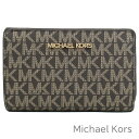 マイケル・コース 二つ折り財布 レディース 無料母の日ラッピング！ マイケル マイケルコース MICHAEL Michael Kors 財布 レディース 二つ折り財布 MK柄 シグネチャー 【送料無料】 ブランド マイケルコース正規品販売店 直営アウトレット店より直輸入