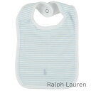 ラルフローレン ラルフ Ralph Lauren スタイ よだれかけ 出産祝い 男の子 ブルー ホワイト ベビー 赤ちゃん ビブ お食事エプロン ビッグポニー ...