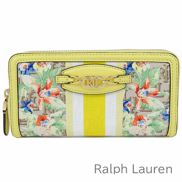 ローレン ラルフローレン Lauren Ralph Lauren 財布 レディース ラルフ 長財布 花柄 モノグラム シグネチャー ストライプ ラウンドファスナー 【送料無料】 ブランド ラルフローレン正規品販売店 直営アウトレット店より直輸入