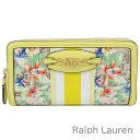 無料母の日ラッピング！ ローレン ラルフローレン Lauren Ralph Lauren 財布 レディース ラルフ 長財布 花柄 モノグラム シグネチャー ストライプ ラウンドファスナー 【送料無料】 ブランド ラルフローレン正規品販売店 直営アウトレット店より直輸入