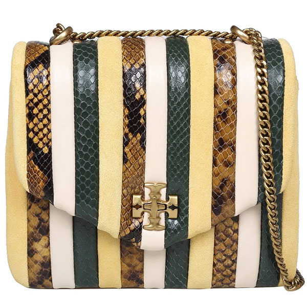 トリーバーチ　ポシェット トリーバーチ Tory Burch バッグ レディース ショルダーバッグ ポシェット レザー ストライプ かばん 鞄 【送料無料】 ブランド トリーバーチ正規品販売店 直営アウトレット店より直輸入