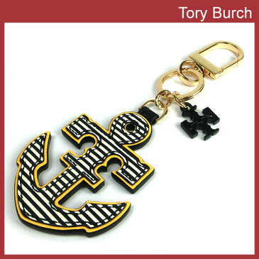 トリーバーチ Tory Burch キーホルダー レディース キーリング キークリップ付き イカリ 碇 アンカー レザー 【送料無料(ネコポス メール便)】 ブランド トリーバーチ正規品販売店 直営アウトレット店より直輸入 【あす楽】