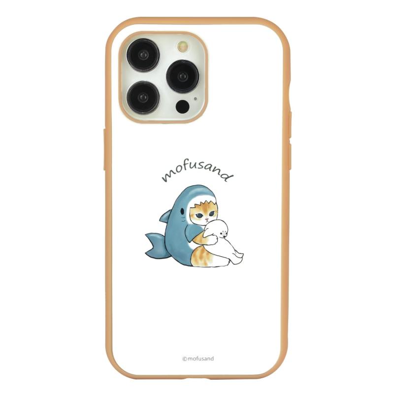 グルマンディーズ mofusand IIIIfit(イーフィット) iPhone15 Pro Max 対応 ケース サメにゃん MOFU-22A