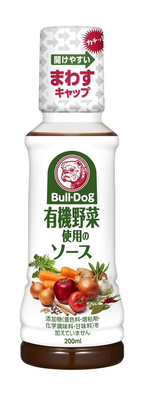 ブルドックソース 有機野菜使用のソース 200ml×4本