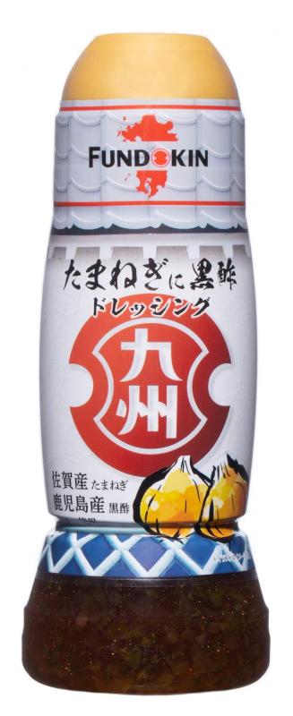 フンドーキン醤油 九州ドレッシング たまねぎに黒酢 270ml ×3本