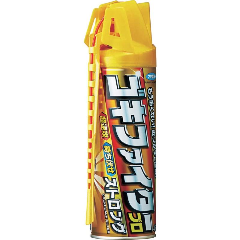 ゴキファイター フマキラー ゴキブリ 駆除 殺虫剤 スプレー プロ ストロング 450ml マダニ トコジラミ適用