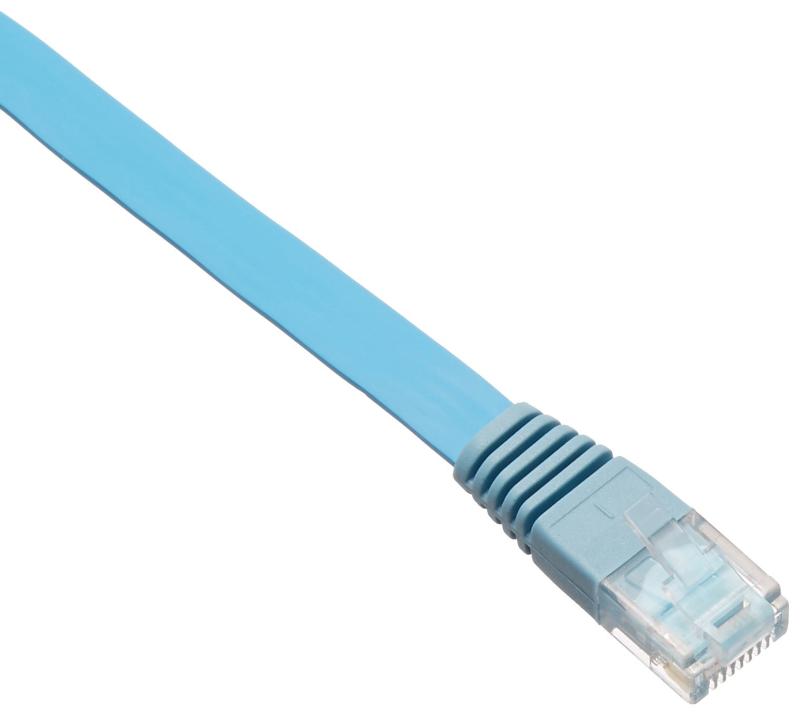 ELECOM スーパーフラットイーサネットLANケーブル(ブルー)