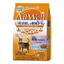 オールウェル(AllWell) キャットフード ドライ 成猫の腎臓の健康維持用 フィッシュ味 挽き小魚とささみフリーズドライパウダー入り 吐き戻し軽減