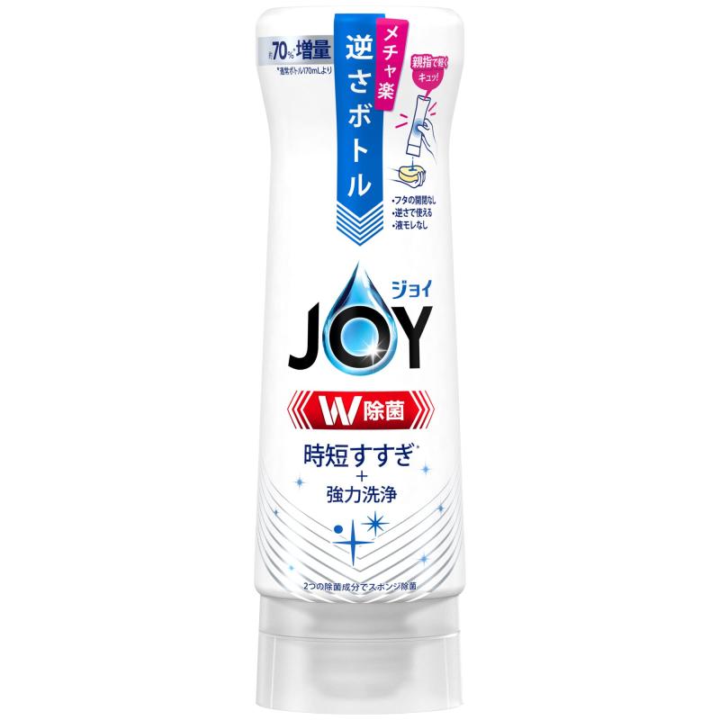 ジョイ W除菌 食器用洗剤 逆さボトル さわやか微香 本体 290mL