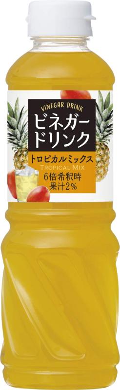キユーピー醸造 ビネガードリンク トロピカルミックス 500ml×2本 (業務用) 大容量 6倍希釈