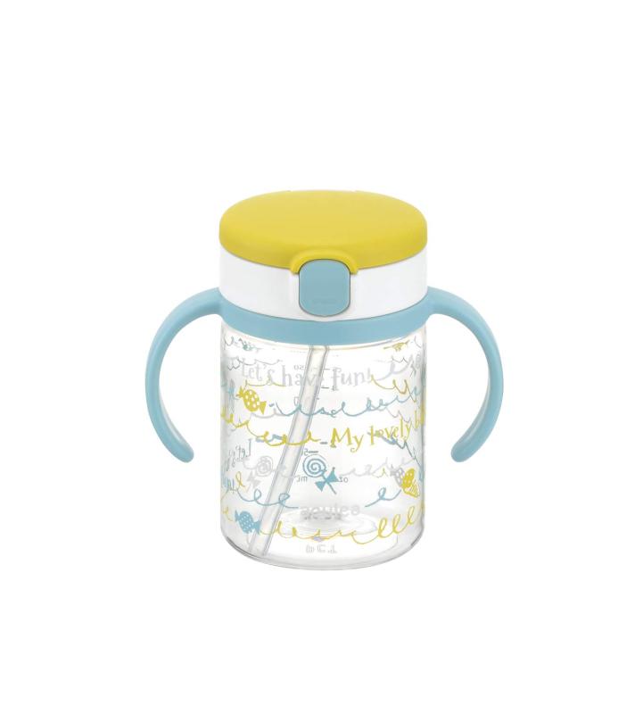リッチェル アクリア おでかけストローマグR 200 イエロー 1個 200ml 7カ月