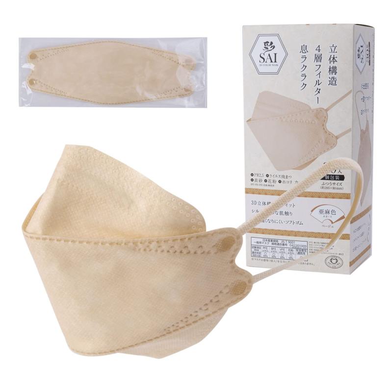 [NISYO] 彩マスク 正規品 ハイグレード 3D立体マスク ダイヤモンド型 4層フィルター JIS規格適合 日本..