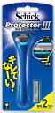 Schick(シック) シック Schick プロテクター スリー 3枚刃 ホルダー (替刃2コ付) カミソリ 剃刀 ヒゲソリ 髭剃り 男性 メンズ マイクロ ...