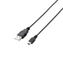 ELECOM RoHS指令準拠&環境配慮パッケージ エコUSB2.0ケーブル A-miniBタイプ ブラック(2)