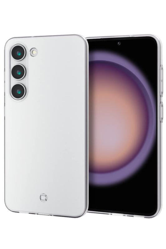 エレコム Galaxy S23 SC-51D / SCG19 ケース ソフト カバー カメラ周り保護 ストラップホール付 極み設計 クリア