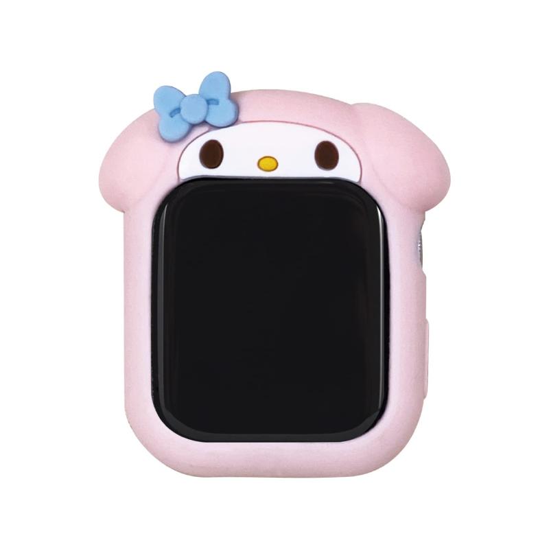 グルマンディーズ(Gourmandise) サンリオキャラクターズ Apple Watch 41/40mm 対応シリコンケース マイメロディ SANG-232MM