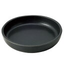 TAMAKI コンバイン プレートS ブラック 直径14x高さ2cm 家庭用食洗機対応 陶器 モノクロ プレートモノトーン 丸形 皿 T-961162(3)