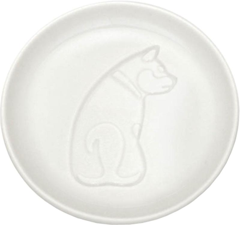 アルタイヌ醤油皿小皿浮き出し陶器ふ...