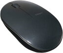 Digio2 Bluetooth マウス 薄型 3ボタンBlue LED ブラック MUS-BKT154NBK(2)