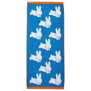 丸眞 フェイスタオル miffy ミッフィー ブルーナウサギ 綿 ポルトガル製 厚手 5805014300