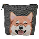 丸眞 ポーチ 小物入れ wonderful peace(ワンダフルピース) ラブアイズ_柴犬 犬 猫 かわいい 化粧ポーチ 0765002100