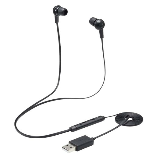エレコム ヘッドセット 有線 イヤホンマイク USB接続 ステレオ ブラック HS-EP17UBK エレコム ヘッドセット 有線 イヤホンマイク USB接続 ステレオ ブラック HS-EP17UBK