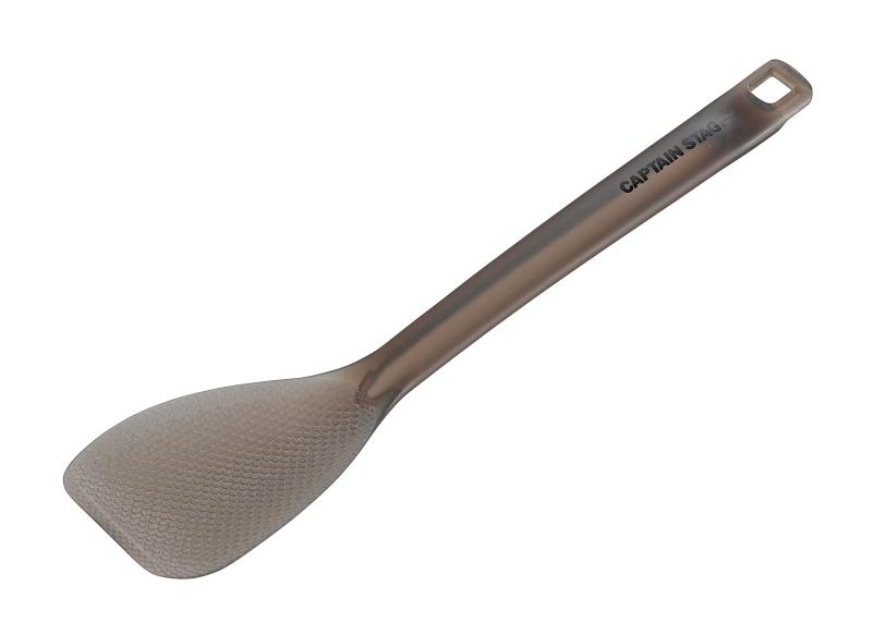 キャプテンスタッグ(CAPTAIN STAG) キッチンツール クッキングツール しゃもじ ターナー TPX樹脂製 高耐熱 炒めシャモジ 日本製 スモーク G-FLOAT UH-4718