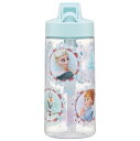 スケーター(Skater) ストロー ボトル 水筒 500ml スパウト型 ストロー水筒 プラスチック クリア キッズ 子供用 PSTB5-A(3)
