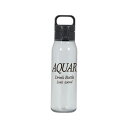 パール金属 水筒 ボトル ウォーターボトル 500ml 0.5L 直飲み ワンタッチ 軽量 プラスチック製 日本製 ブラック アクアール HB-6712