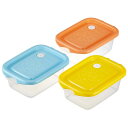 スケーター(Skater) 保存容器 シール容器 ポケットモンスター ピカチュウ S 300ml おかず入れ レリーフ付 3個組 日本製 FCN1RAG-A