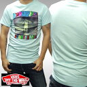 \店内全品ポイント11倍/ 訳あり・アウトレット VANS バンズ メンズ Tシャツ ヴァンズ BIG ALOHA 018 ミント 正規 商品 SK8 Safari オーシャンズ インポート ブランド ストリート HIPHOP B系 服 ダンス ヒップホップ サーフ ウェア