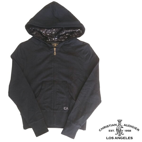 ＼店内全品ポイント11倍／ セール クリスチャンオードジェー レディース ジップ パーカー スパンコール..