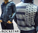 【30%OFF セール】【送料無料】ロックスター メンズ パーカー ROCKSTAR sushi フーディー ロック パンク サファリ スタイル LAセレブ ファッション ストリート カジュアル ブランド