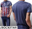 【30%OFF セール】【送料無料】 ロックスター メンズ Tシャツ ROCKSTAR sushi ロック パンク サファリ スタイル LAセレブ ファッション 雑誌 掲載 セレブ ストリート カジュアル ブランド