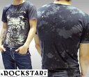【70%OFF セール】ロックスター メンズ Tシャツ ROCKSTAR sushi ロック パンク サファリ スタイル LAセレブ ファッション 雑誌 掲載 セレブ ストリート カジュアル ブランド