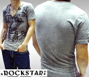 【30%OFF セール】【送料無料】ロックスター メンズ Tシャツ ROCKSTAR sushi ロック パンク サファリ スタイル LAセレブ ファッション 雑誌掲載 ストリート カジュアル セレカジ ブランド