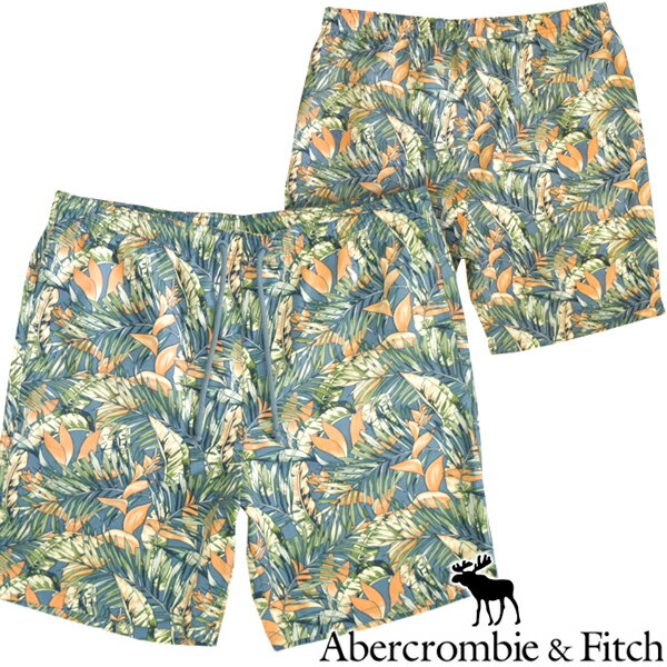 【送料無料】【セール】 アバクロ メンズ 水着 ハーフパンツ Abercrombie&Fitch アバクロンビー&フィッチ アメカジ サファリ 雑誌 掲載 ファッション ブランド カジュアル スタイル