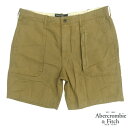 【送料無料】【セール】 アバクロ メンズ ハーフパンツ Abercrombie&Fitch アバクロンビー&フィッチ サファリ 雑誌 掲載 サーフ ファッション ブランド インポート カジュアル スタイル