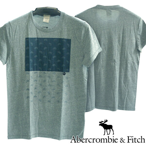 【送料無料】【セール】 アバクロ 【200種類の品揃え】 Tシャツ メンズ 半袖 BIKES グレー Abercrombie&Fitch アバクロンビー&フィッチ インポート ブランド ファッション カジュアル Safari サファリ LEON レオン オーシャンズ 雑誌 掲載 ウェア スタイル 正規 商品 042