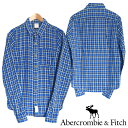 【送料無料】【セール】 アバクロ メンズ ボタンシャツ チェックシャツ カジュアル ブランド Abercrombie&Fitch アバクロンビー&フィッチ 正規 商品 ファッション 雑誌 掲載 スタイル