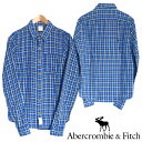 アバクロンビー＆フィッチ 【送料無料】【セール】 アバクロ 【200種類の品揃え】 メンズ 長袖 シャツ Abercrombie&Fitch アバクロンビー＆フィッチ チェックシャツ ブルー イエロー ボタンシャツ 正規 商品 インポート カジュアル ブランド サーフ ファッション アメカジ 雑誌 掲載 スタイル 061