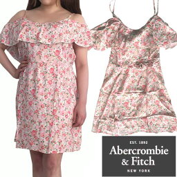 アバクロンビー＆フィッチ 【送料無料】【セール】 アバクロ 【200種類の品揃え】 Abercrombie&Fitch アバクロンビー＆フィッチ レディース フラワー ワンピース ピンク キャミソール 花柄 デザインカラー アメカジ ブランド ファッション インポート カジュアル ヴィンテージ スタイル 正規 商品