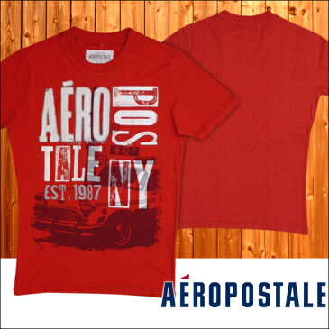 【訳あり・アウトレット】 エアロポステール メンズ Tシャツ レッド 2417 Aeropostale インポート ファッション ブランド ストリート 西海岸 SURF サーフィン サーフ カジュアル アメカジ セレカジ ヴィンテージ スタイル 正規 商品