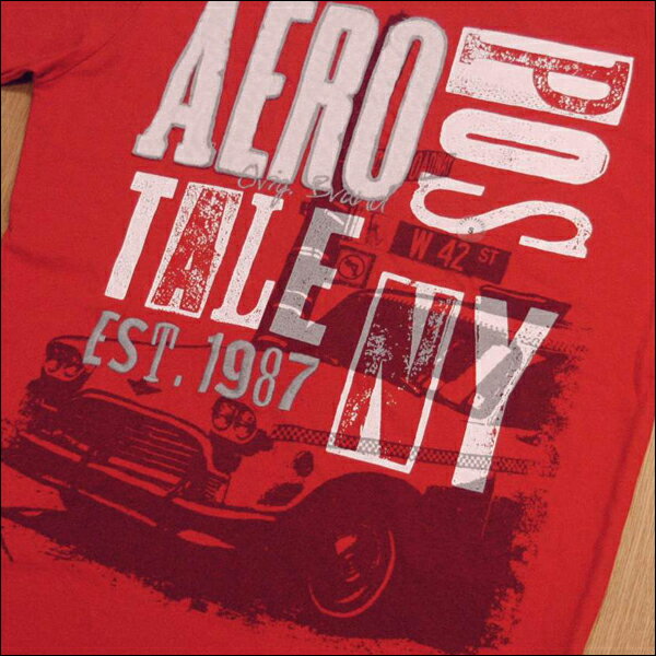 【訳あり・アウトレット】 エアロポステール メンズ Tシャツ レッド 2417 Aeropostale インポート ファッション ブランド ストリート 西海岸 SURF サーフィン サーフ カジュアル アメカジ セレカジ ヴィンテージ スタイル 正規 商品