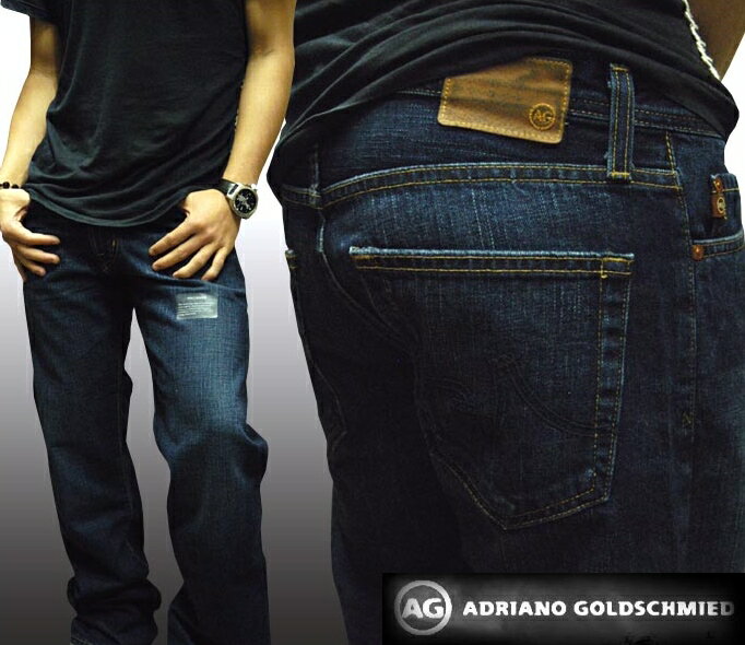 AGジーンズ デニム メンズ リラックス ストレート ジーンズ パンツ AG JEANS 正規 the Hero relaxed 1008TSRRAH アドリアーノ ゴールドシュミット safari サファリ LEON レオン 雑誌 掲載 セレブ プレミアム ブランド LAセレブ スタイル アメカジ セレカジ ファッション