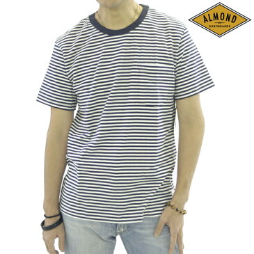 【送料無料】【セール】 アーモンドサーフボードデザイン Tシャツ ボーダー ライフスタイルブランド Almond Surfboards メンズ Douglas Stripe ポケット サーフ ブランド サーフィン インポート カジュアル サファリ オーシャンズ 雑誌掲載 ハリウッド ファッション