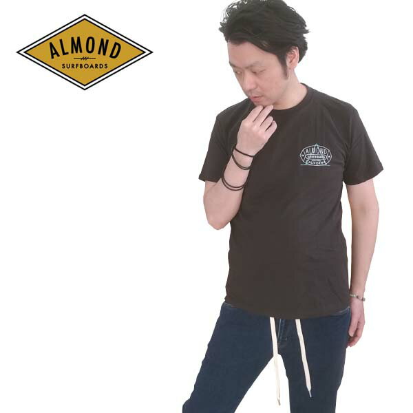 【送料無料】【セール】 アーモンドサーフボードデザイン Crosby Tシャツ チャコール　グレー ライフスタイルブランド Almond Surfboards & Design メンズ サーフ ブランド サーフィン インポート カジュアル Safari サファリ オーシャンズ 雑誌掲載 ハリウッド