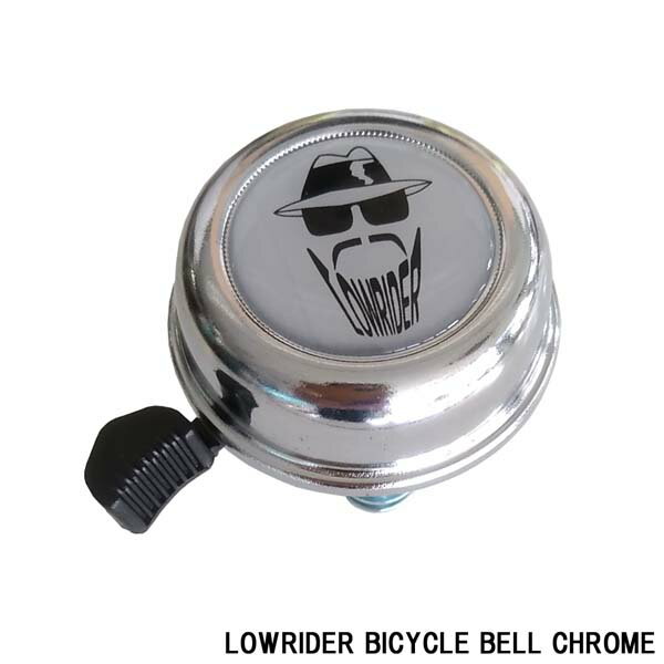 LOWRIDER BICYCLE ベル BELL クローム 自転車部品 カスタム 自転車 パーツ 部品 改造 ローチャリ ビーチクルーザー ローライダー BMX MTB チョッパー ミニベロ ママチャリ サイクルパーツ 警音器 パーティーグッズ