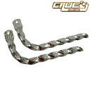 ツイスト マフラー クローム 自転車 アクセサリー パーツ 自転車部品 アクセサリー ローチャリ ビーチクルーザー カスタム 改造 部品 ローライダー BMX ...